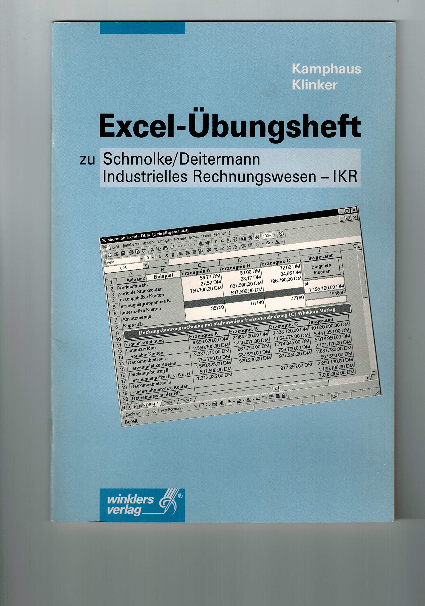 Industrielles Rechnungswesen - IKR. Finanzbuchhaltung - Analyse und Kritik des Jahresabschlusses - Kosten- und Leistungsrechnung: Industrielles ... - Analyse und...: EXCEL-Übungsheft Business, Finance & Career