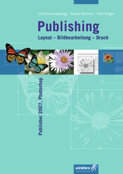 Publishing Layout - Bildbearbeitung - Druck book
