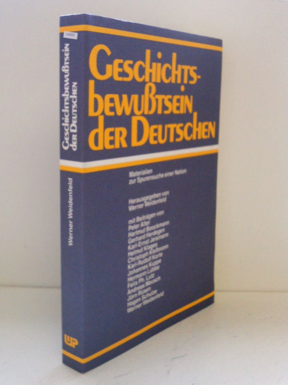 Geschichtsbewußtsein der Deutschen: Materialien zur Spurensuche einer Nation Politics & History