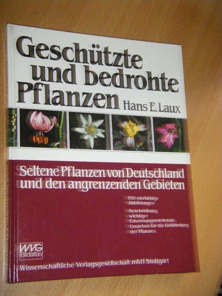 Geschützte und bedrohte Pflanzen. ( WVG- Bildatlas) Leisure, Home & Garden