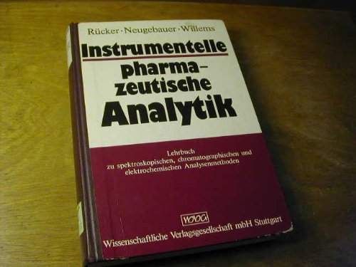 Product Image: Instrumentelle pharmazeutische Analytik