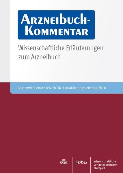 Arzneibuch-Kommentar CD-ROM VOL 54 Medicine
