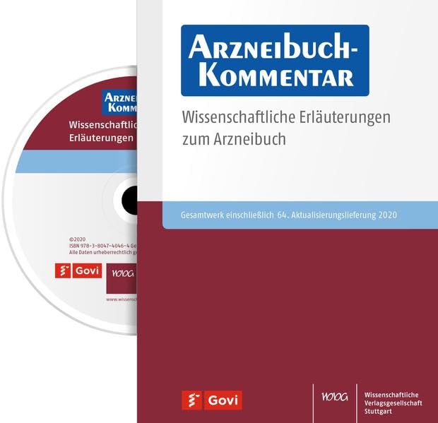 Arzneibuch-Kommentar DVD/Online VOL 64 Medicine