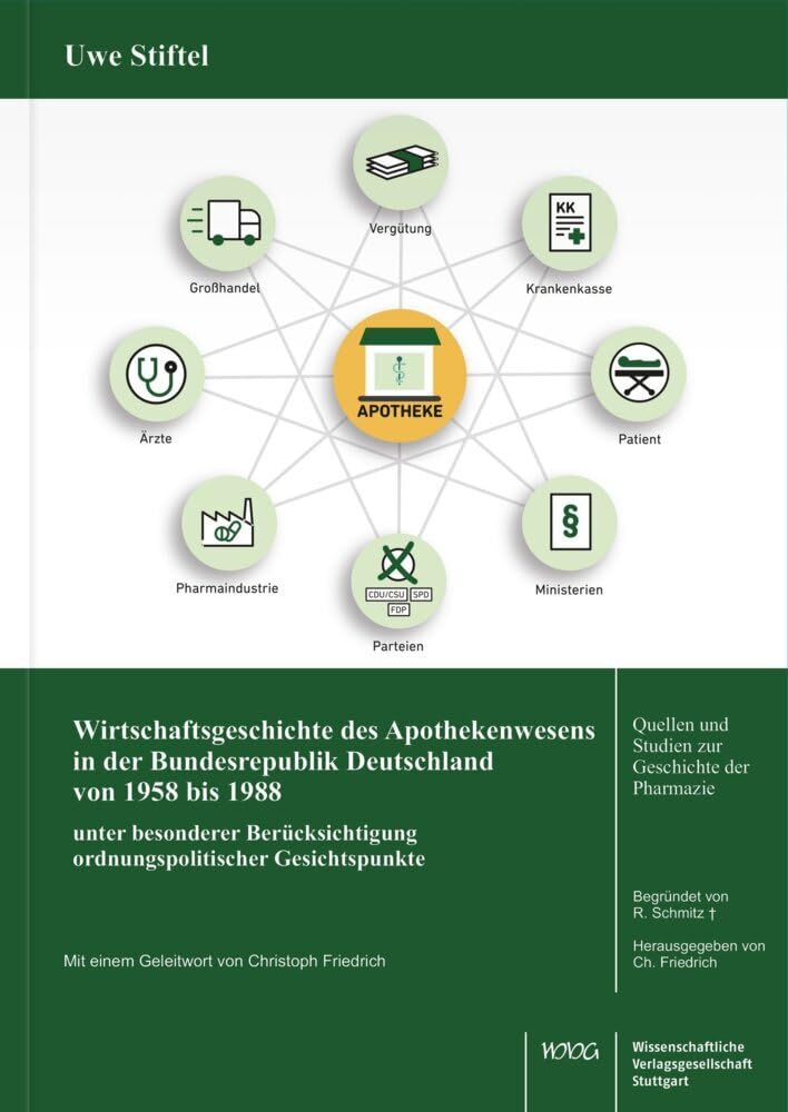 Wirtschaftsgeschichte des Apothekenwesens in der Bundesrepublik Deutschland von 1958 bis 1988: unter besonderer Berücksichtigung ordnungspolitischer ... und Studien zur Geschichte der Pharmazie) Medicine