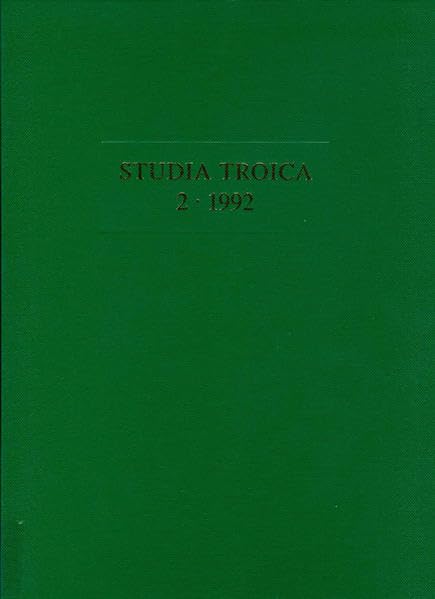 Studia Troica, Bd.2: 1992 (Studia Troica. Archäologie einer Landschaft) Natural Sciences