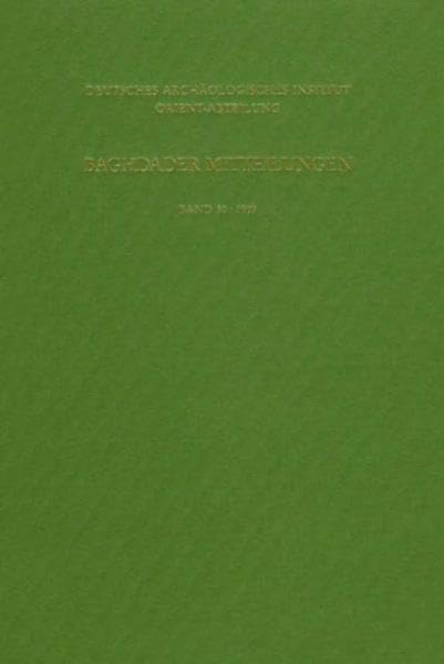Baghdader Mitteilungen, Bd.30: Jahrgang 1999 Natural Sciences