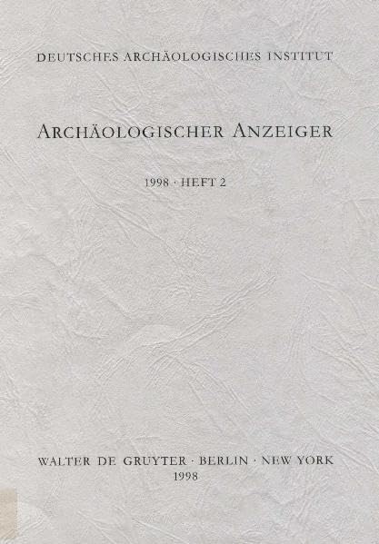 Archäologischer Anzeiger Natural Sciences