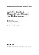 Beiträge zur Onkologie /Contributions to Oncology / Aktueller Stand der Diagnostik und Therapie von Hodentumoren: Internationales ... April 1989. (Contributions to Oncology, 40) Medicine