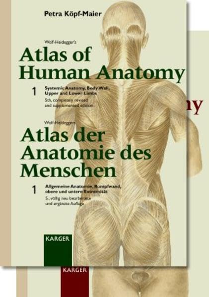 Wolf-Heidegger's Atlas of Human Anatomy /Wolf-Heideggers Atlas der Anatomie des Menschen. Complete set. Latin Nomenclature: Wolf-Heidegger's Atlas of Human Anatomy /Wolf-Heideggers Atlas der... Medicine