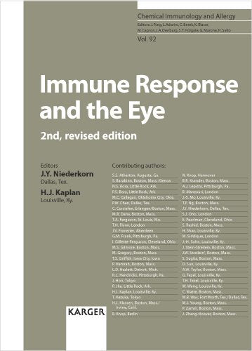 Chemical Immunology and Allergy. (Formerly: Progress in Allergy /Fortschritte der Allergielehre) / Immune Response and the Eye: In Memoriam J. Wayne Streilein Medicine