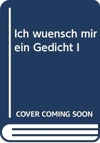 Product Image: Ich wünsch mir ein Gedicht I