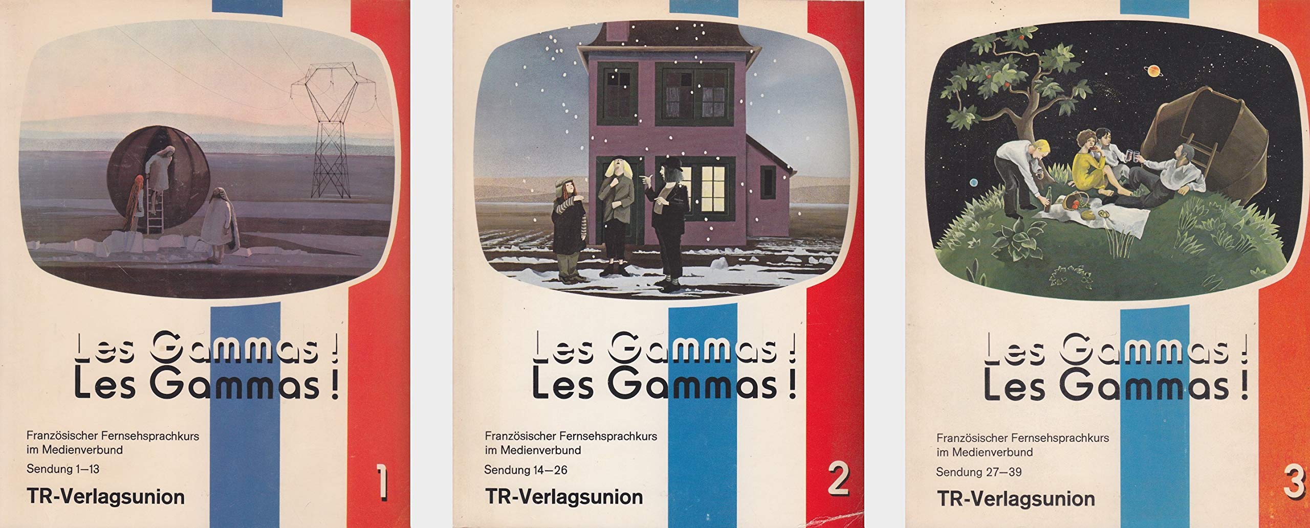 Les Gammas. Französischer Fernsehsprachkurs im Medienverbund Foreign Languages ​​& Dictionaries