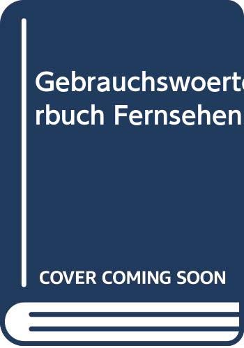 Gebrauchswörterbuch Fernsehen Media & Communication Books