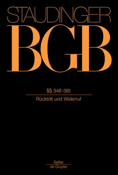 Staudinger BGB P.346-361 2012 book