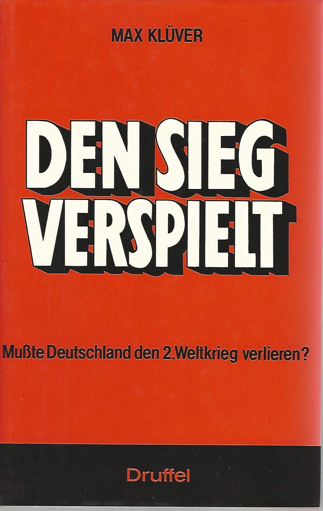 Den Sieg verspielt : Books
