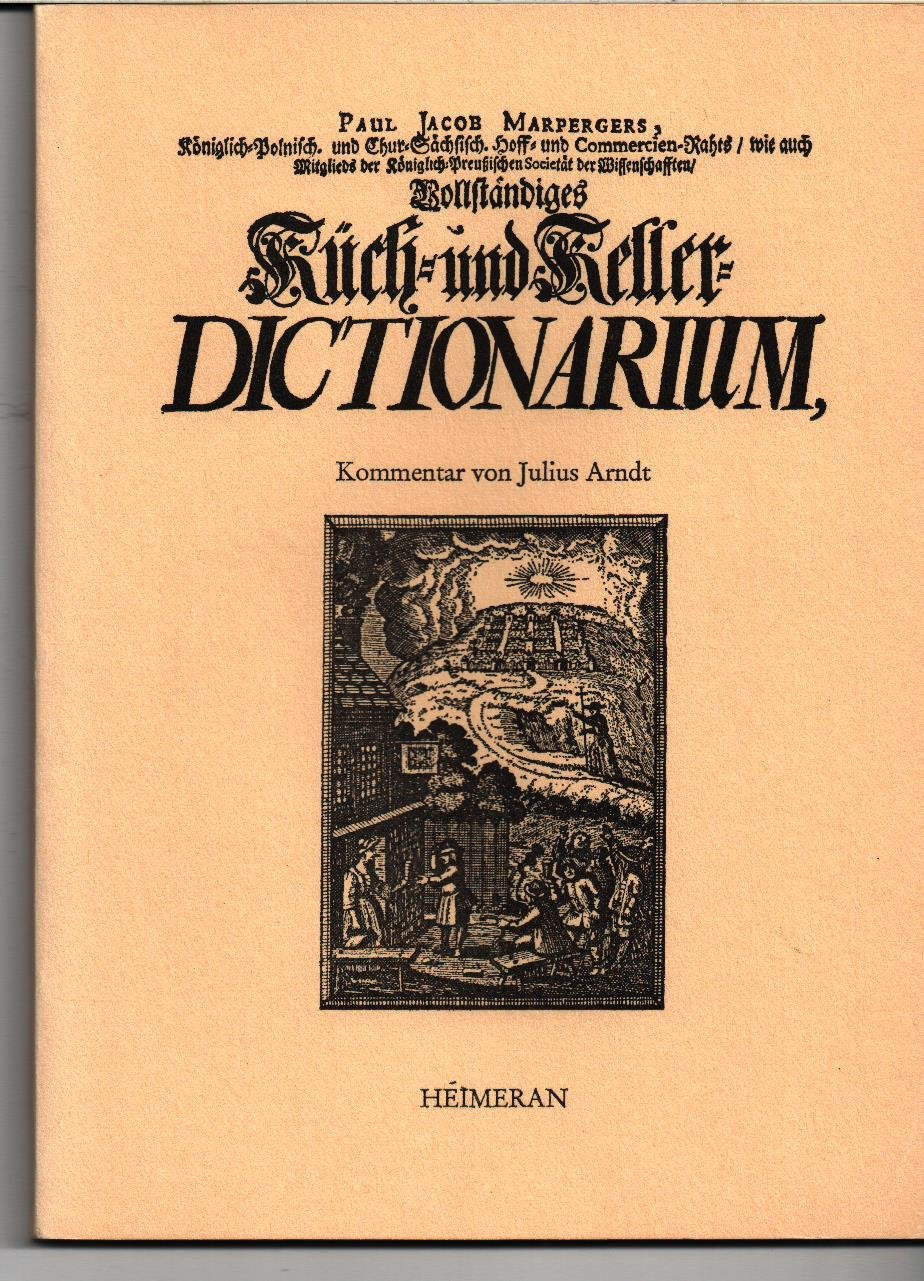 Vollständige Küch- und Keller- Dictionarium Books
