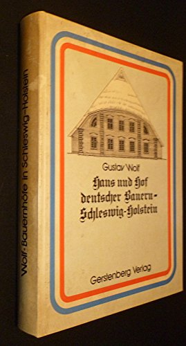 Haus und Hof deutscher Bauern Schleswig- Holstein Books