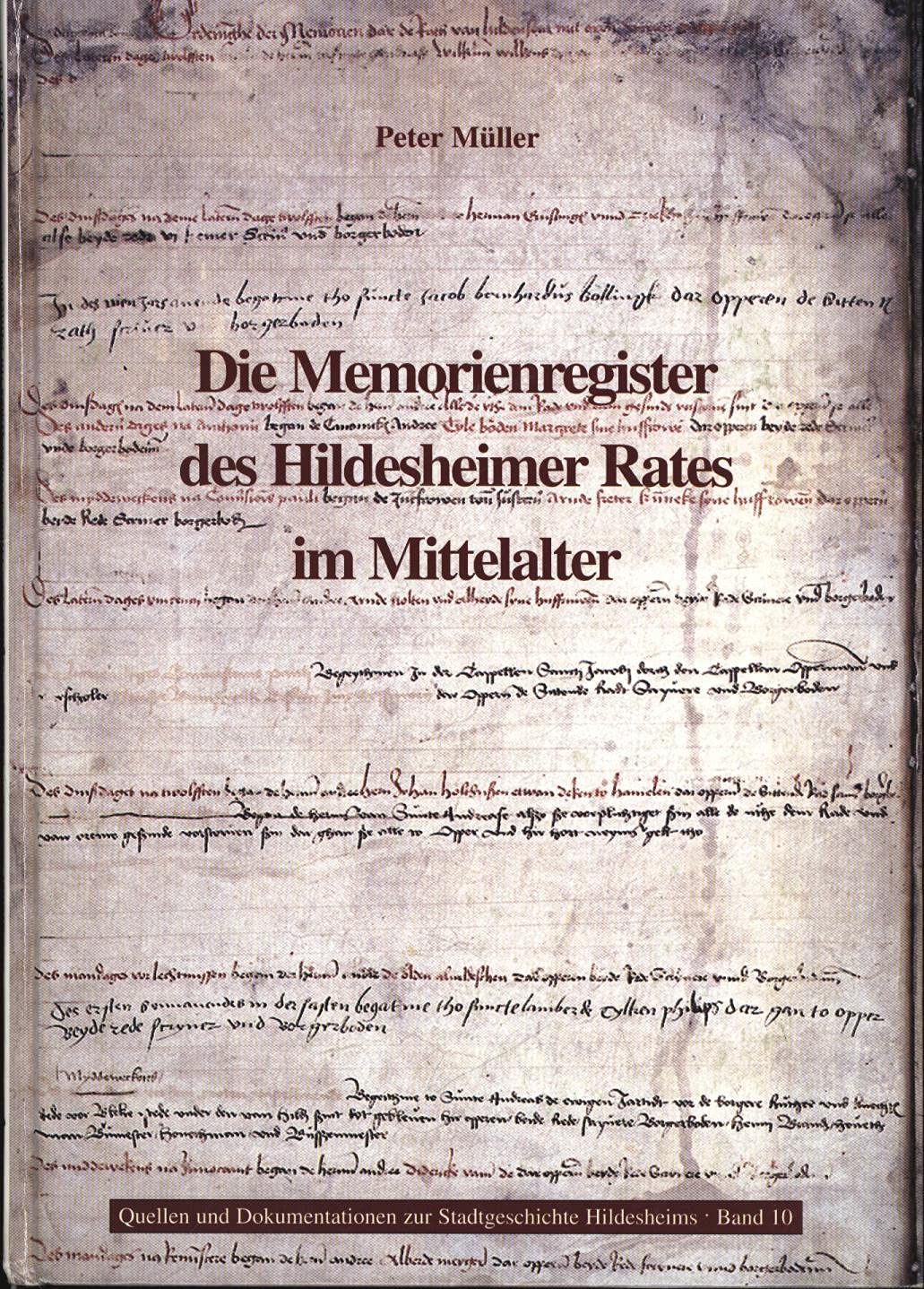 Die Memorienregister des Hildesheimer Rates im Mittelalter Books