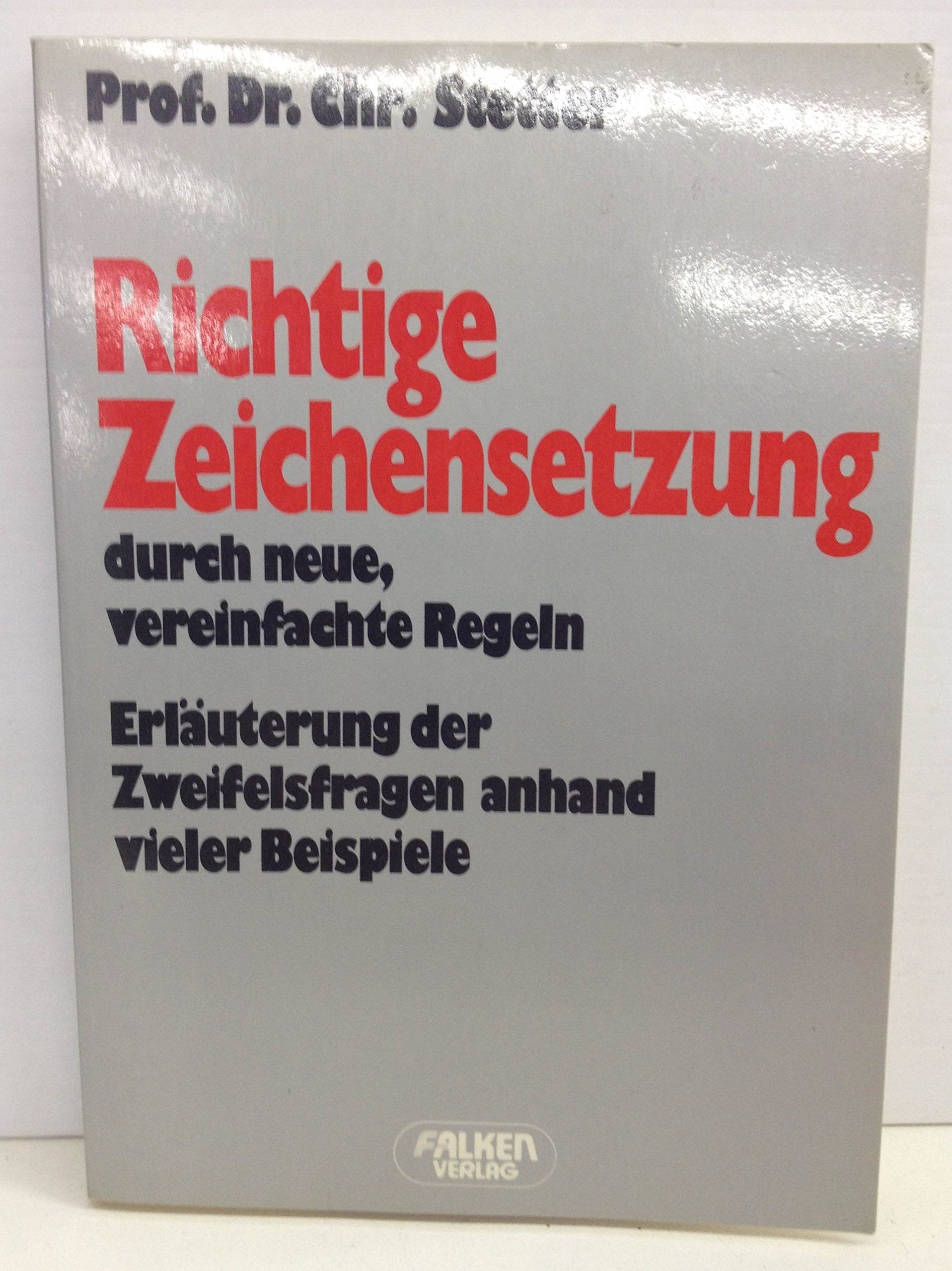 Richtige Zeichensetzung Professional & Reference Books
