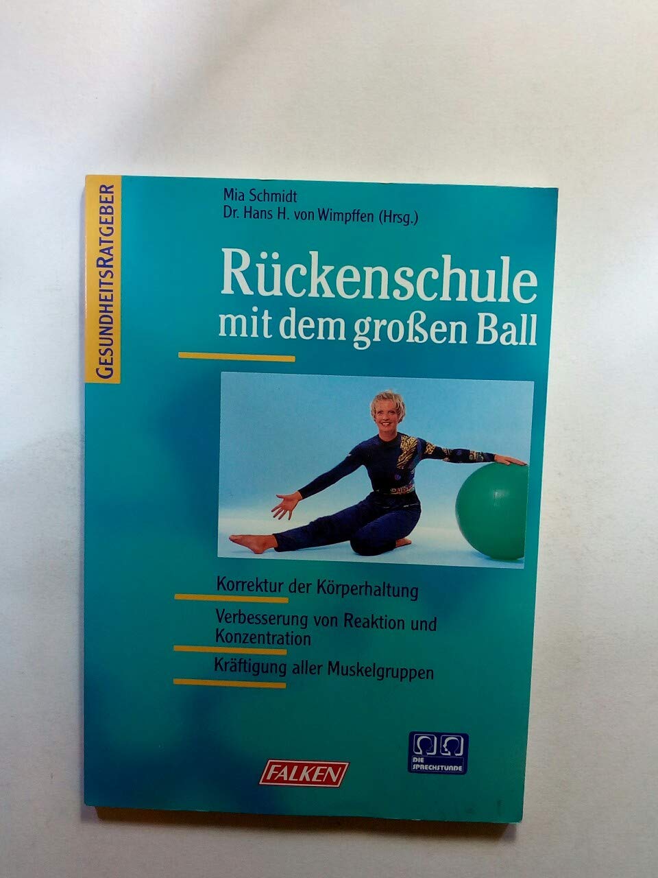 Rückenschule mit dem grossen Ball. Law