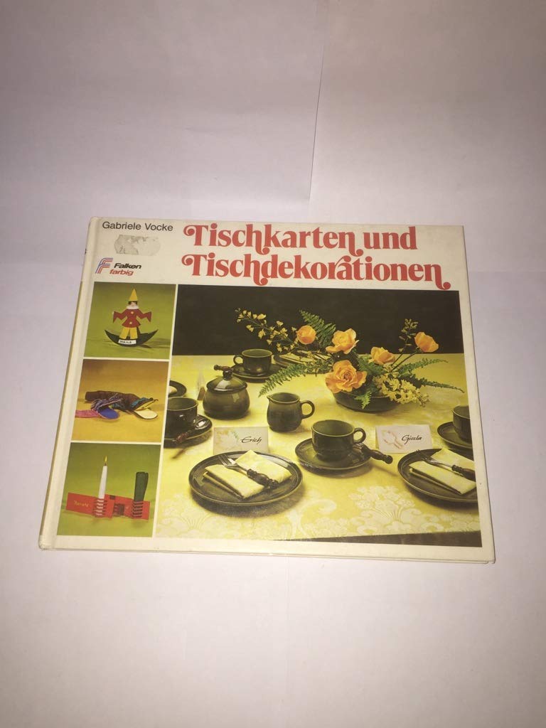Tischkarten und Tischdekorationen. Books