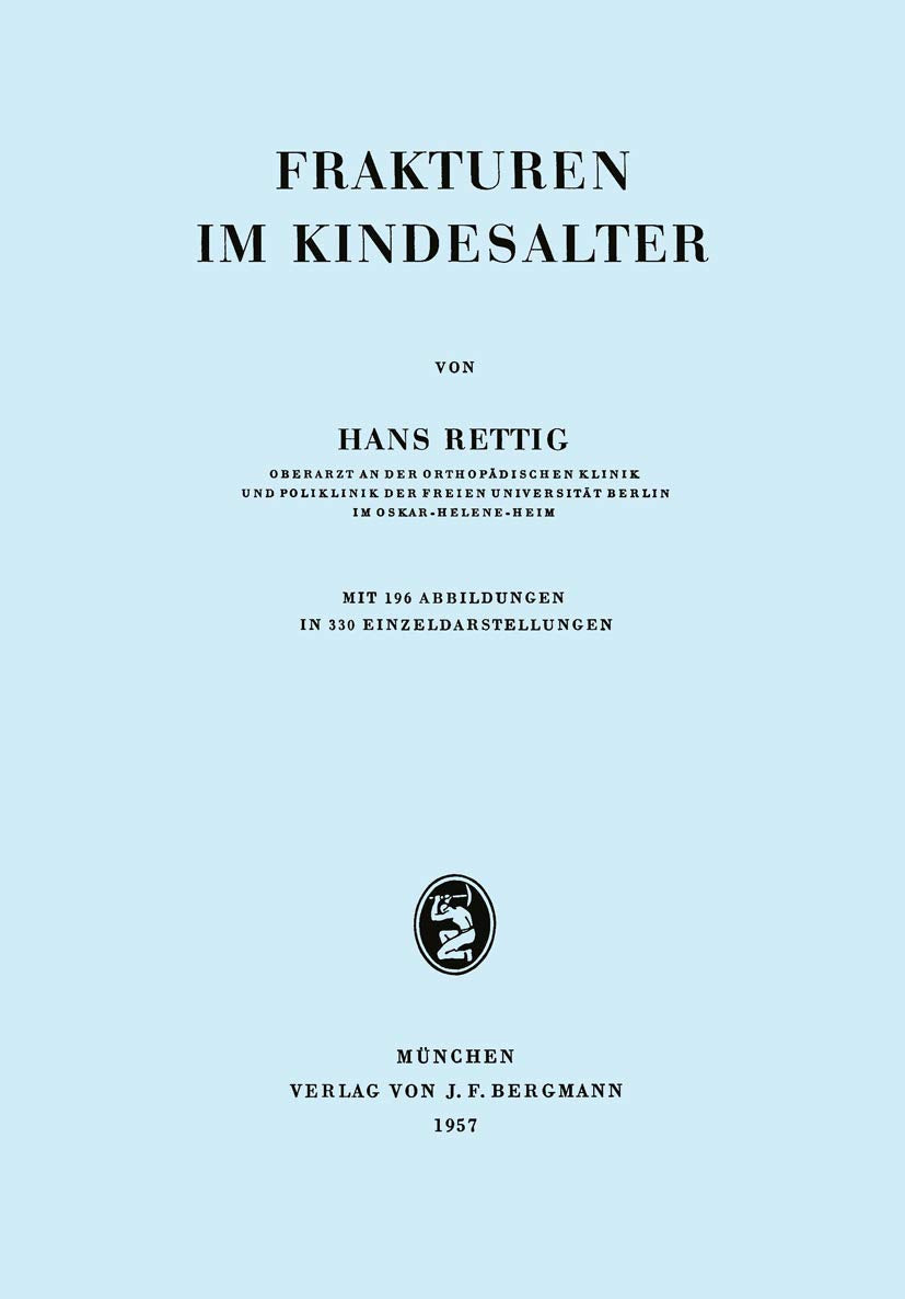 Frakturen im Kindesalter book
