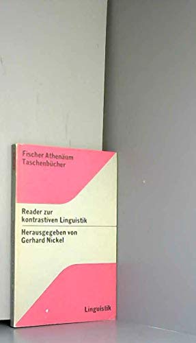 Product Image: Reader zur kontrastiven Linguistik