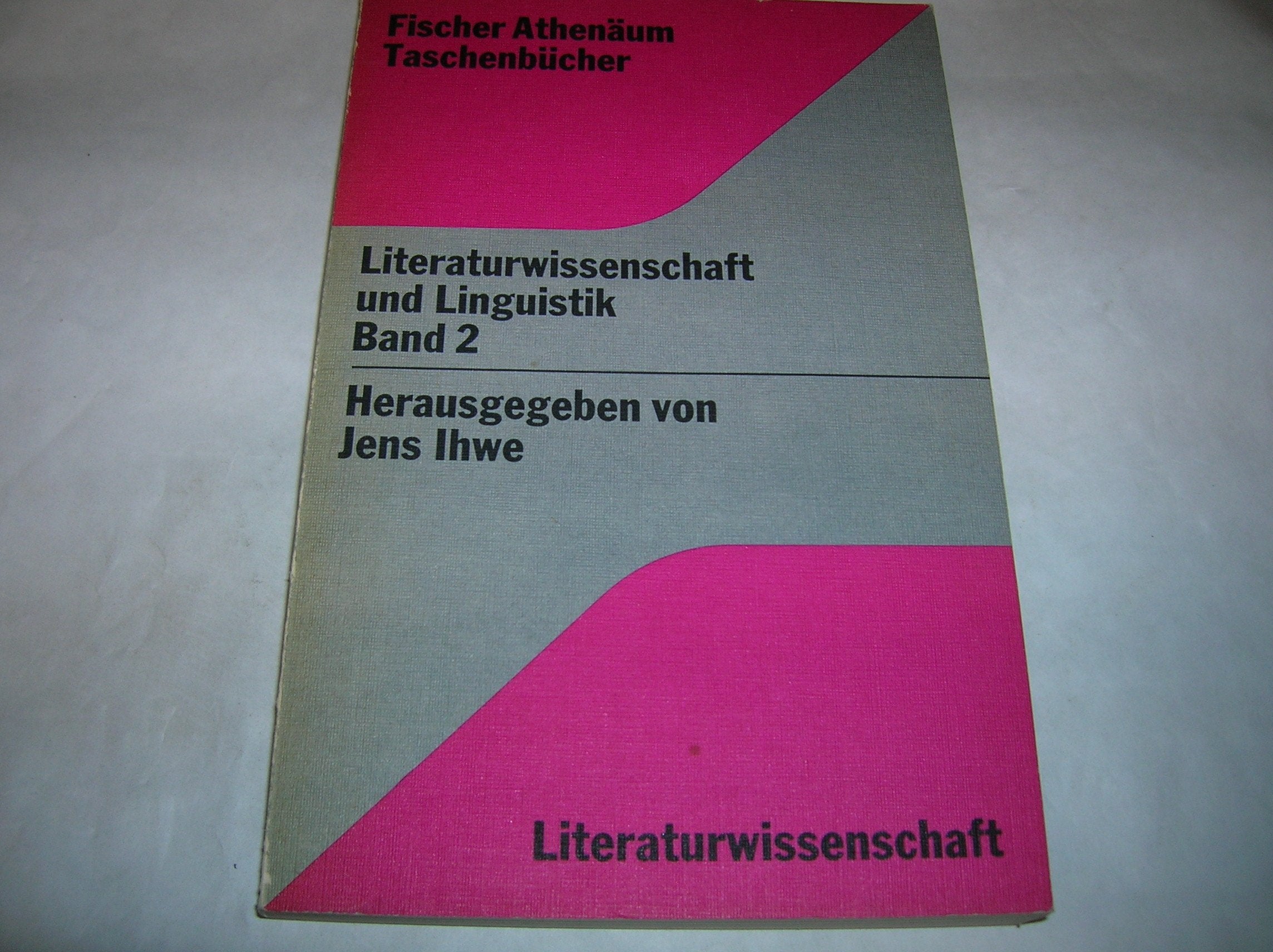 Literaturwissenschaft und Linguistik, II Books