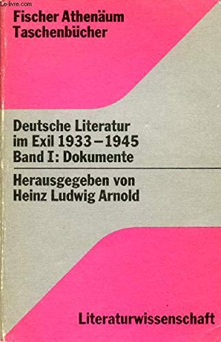 Deutsche Literatur in Exil 1933-1945. 2 Bände. Books
