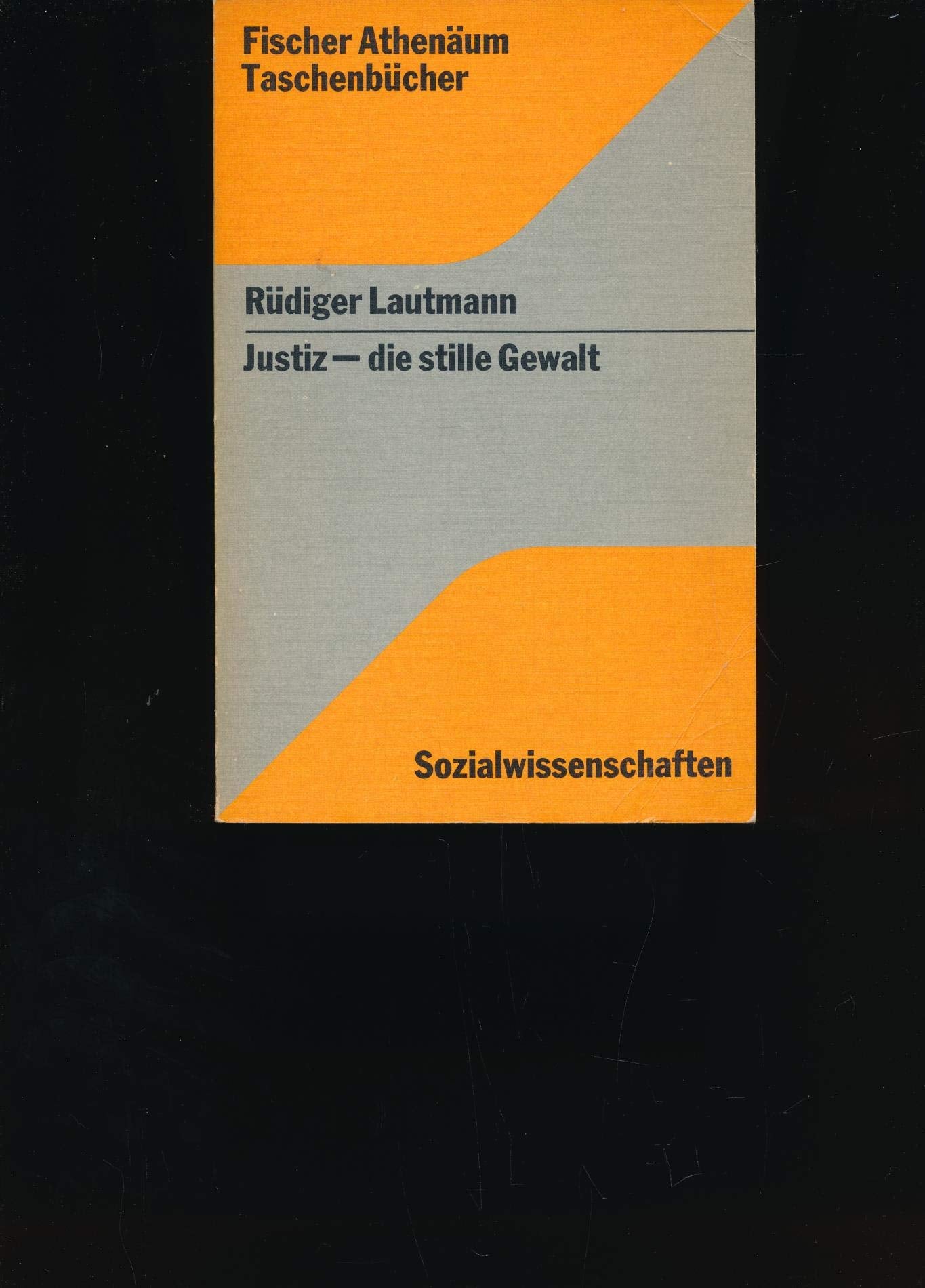 Justiz - die stille Gewalt. Teilnehmende Beobachtung und entscheidungssoziologische Analyse Social Sciences