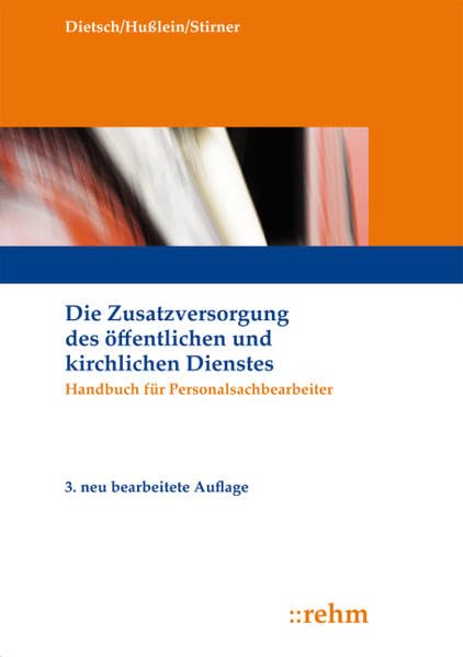 Die Zusatzversorgung des öffentlichen Dienstes book