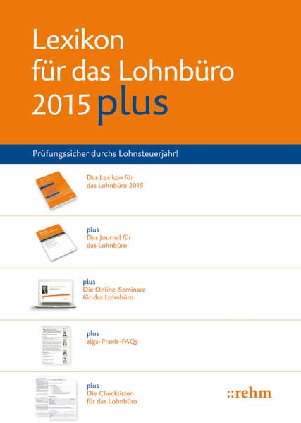 Lexikon für das Lohnbüro 2015 PLUS Law