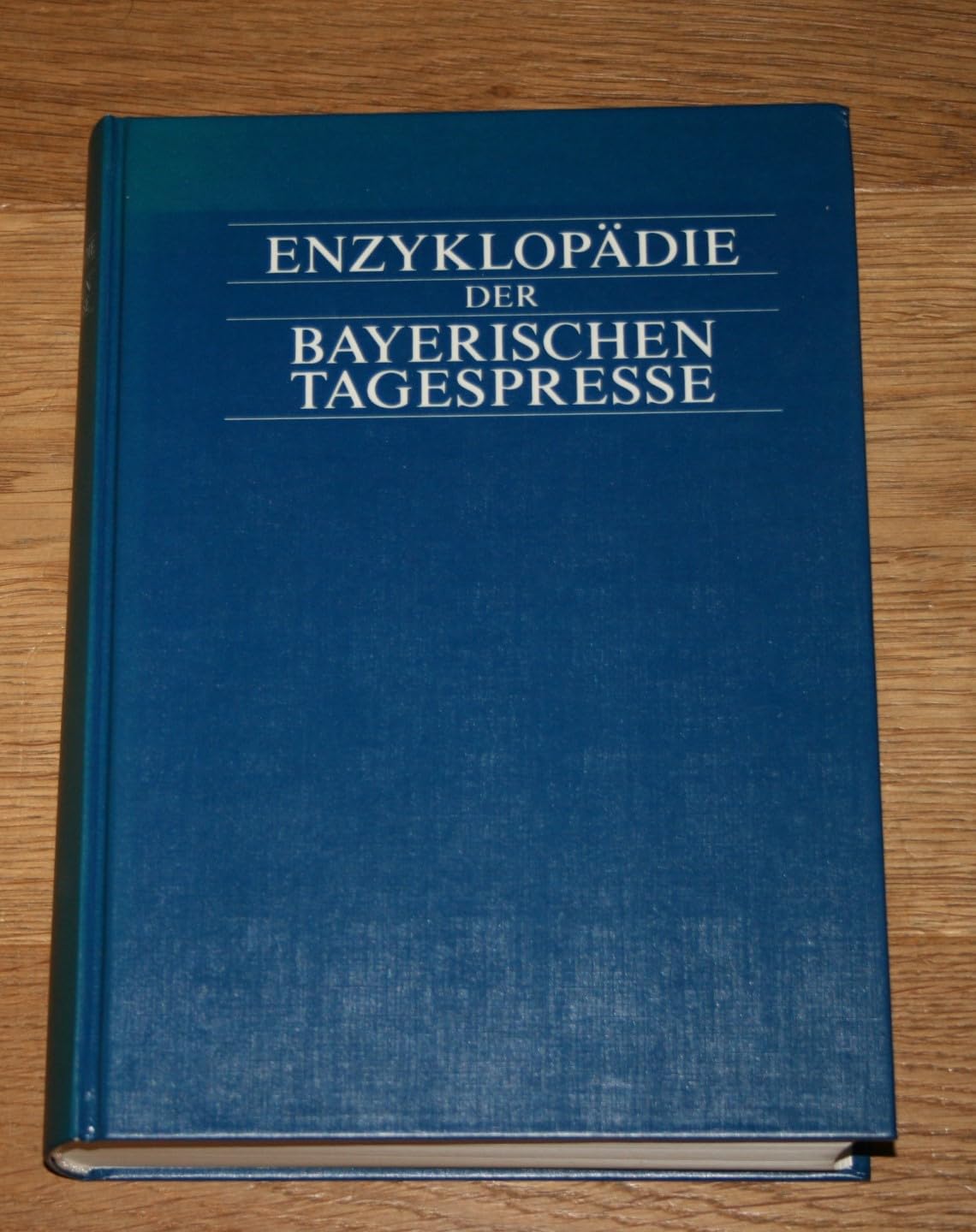 Enzyklopädie der Bayerischen Tagespresse Film, Art & Culture