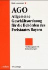 AGO - Allgemeine Geschäftsordnung: Textausgabe mit Erläuterungen Books