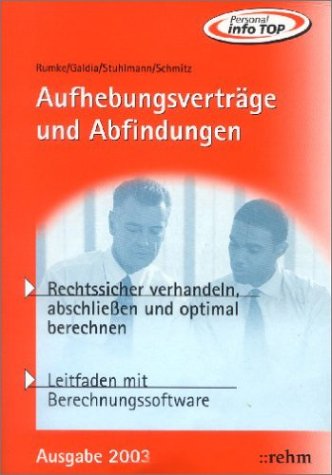 Product Image: Aufhebungsverträge und Abfindungen, m. CD-ROM