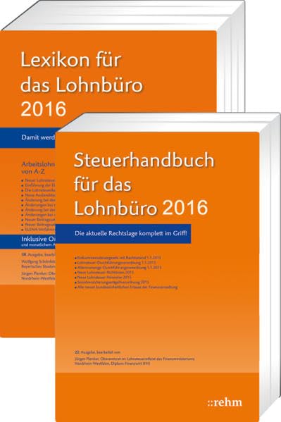 Buchpaket Lexikon für das Lohnbüro und Steuerhandbuch 2016 Law