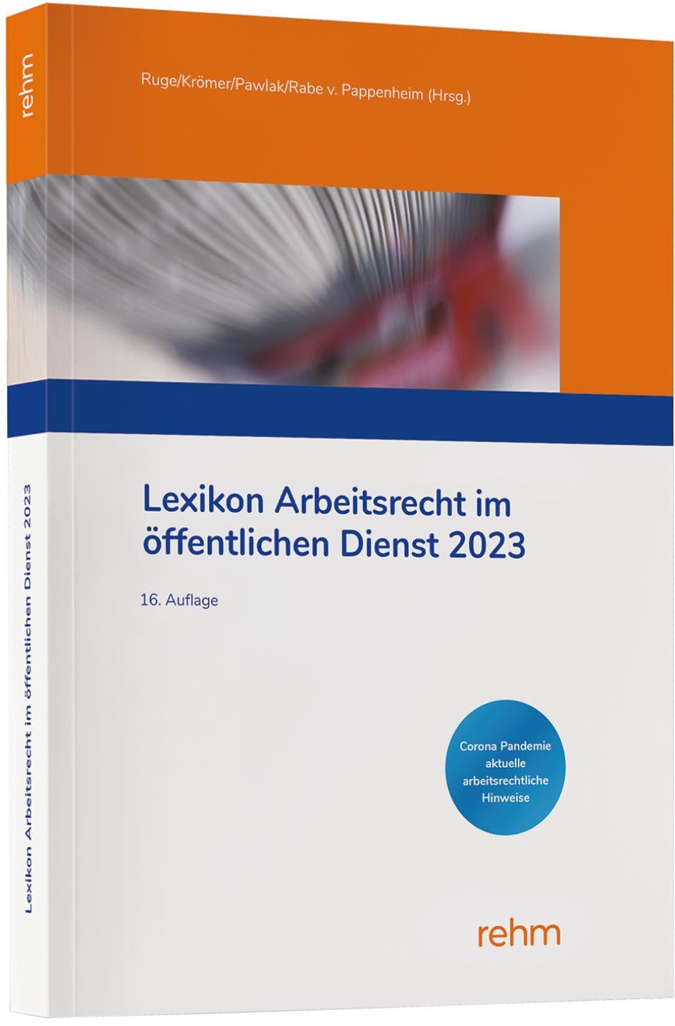 Lexikon Arbeitsrecht im öffentlichen Dienst 2023 Law