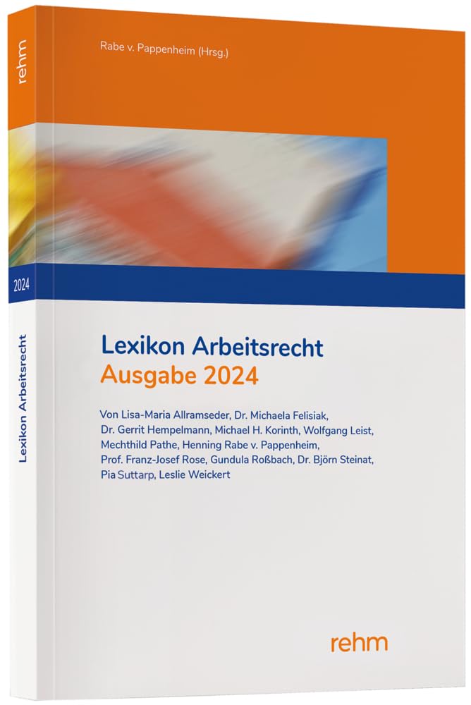 Lexikon Arbeitsrecht 2024: Praxisprobleme in der Privatwirtschaft schnell lösen book