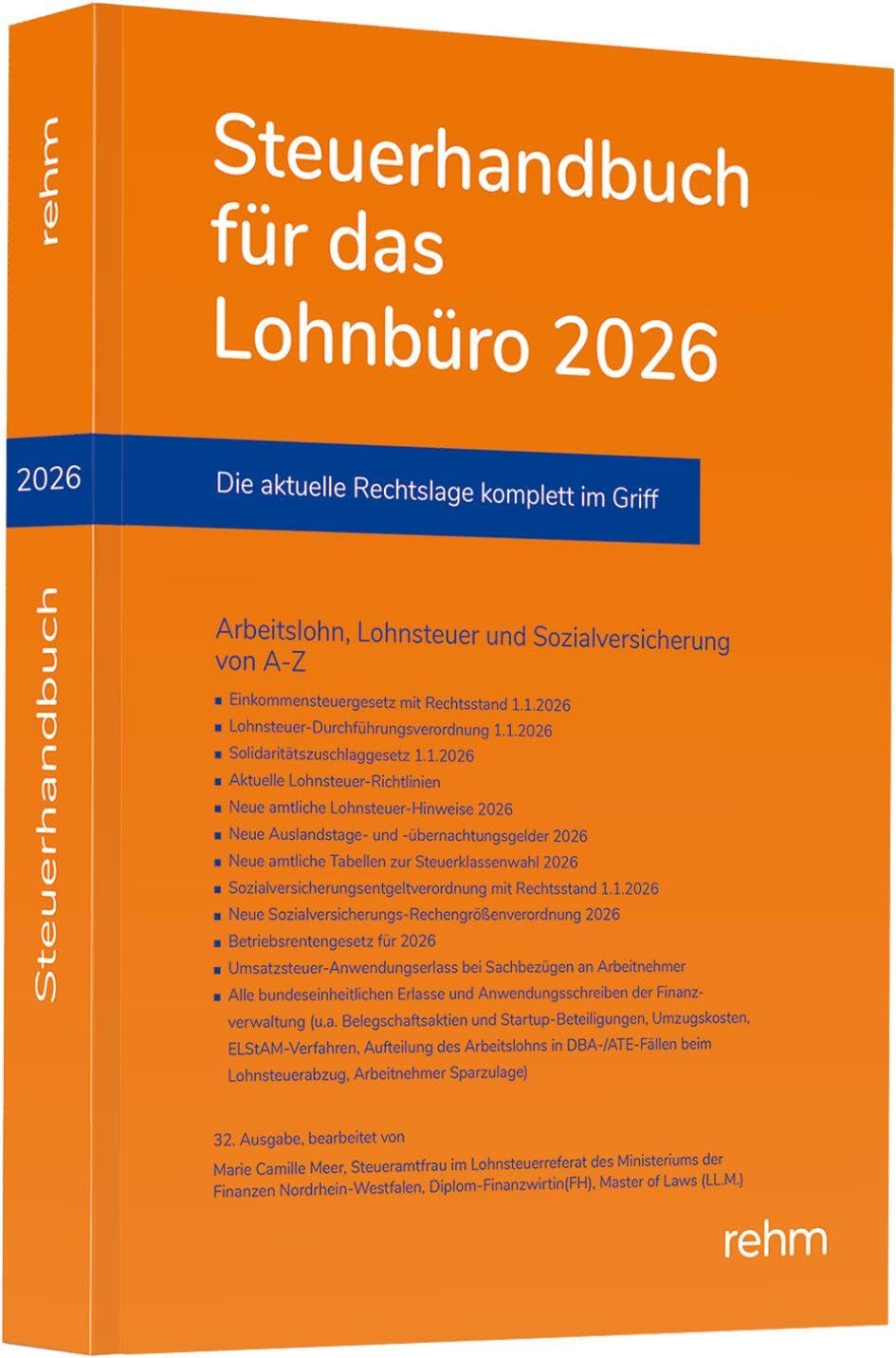 Steuerhandbuch für das Lohnbüro 2026 Law