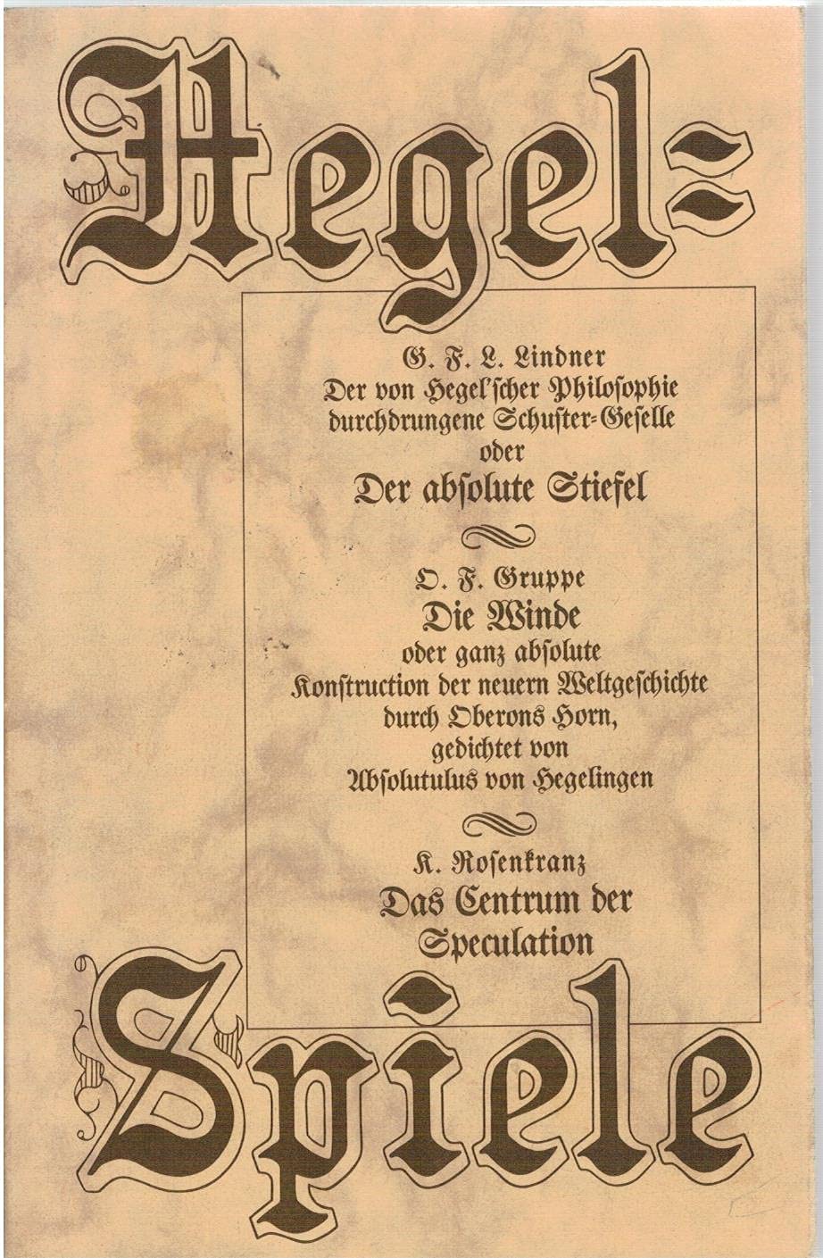Hegel - Spiele Science