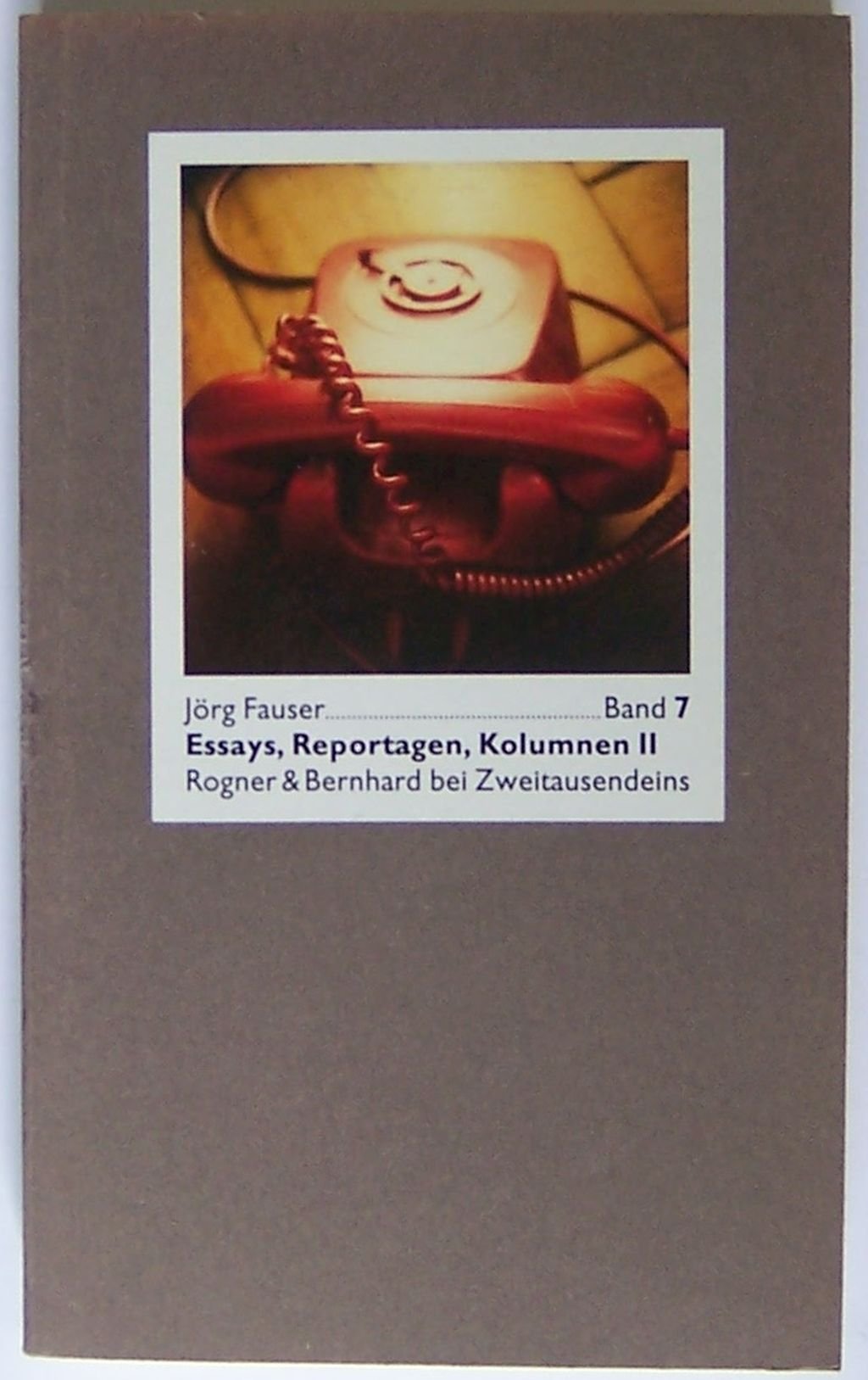 Jörg Fauser Edition: Essays, Reportagen, Kolumnen II Books