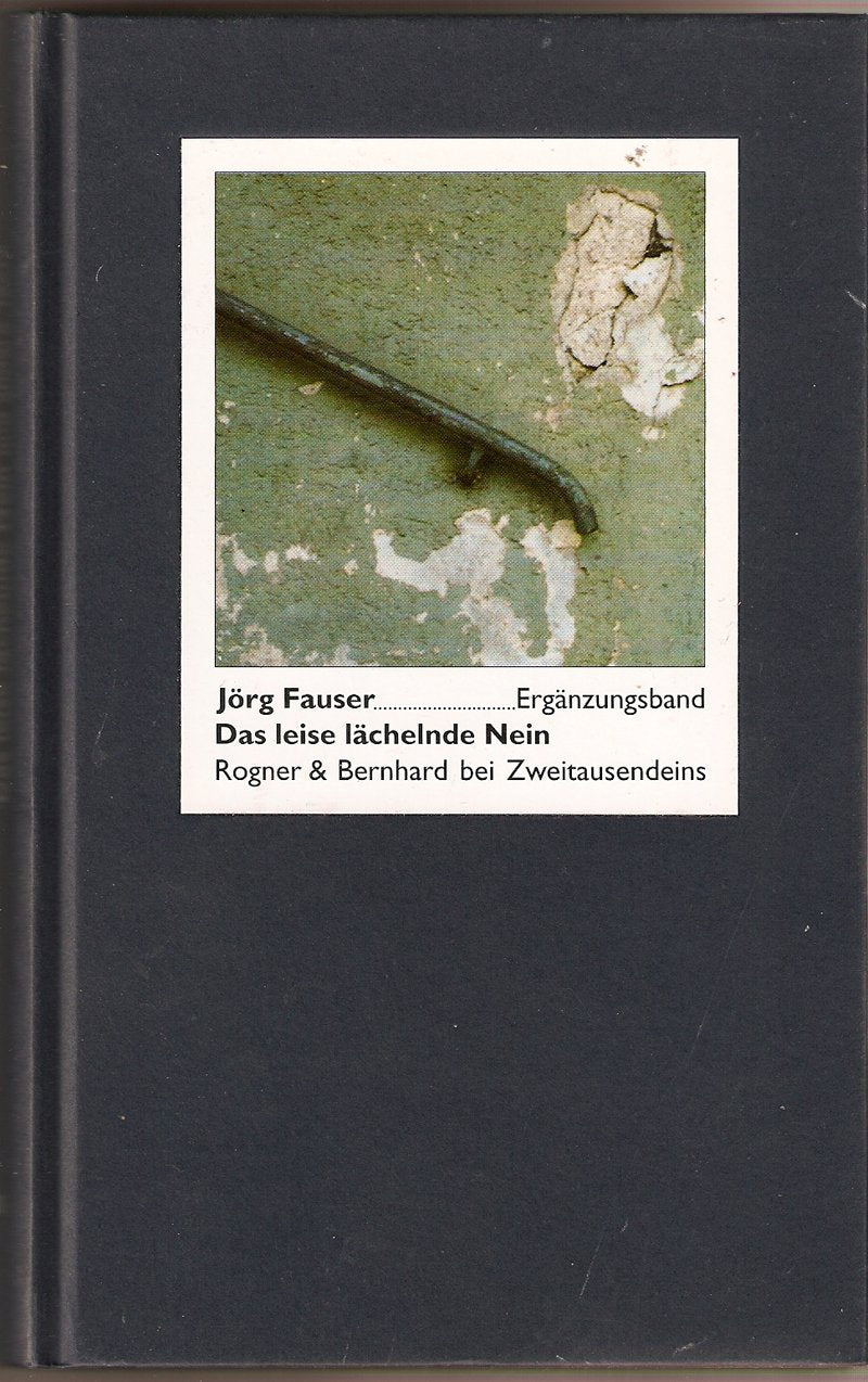Das leise lächelnde Nein und andere Texte: Ergänzungsband Books
