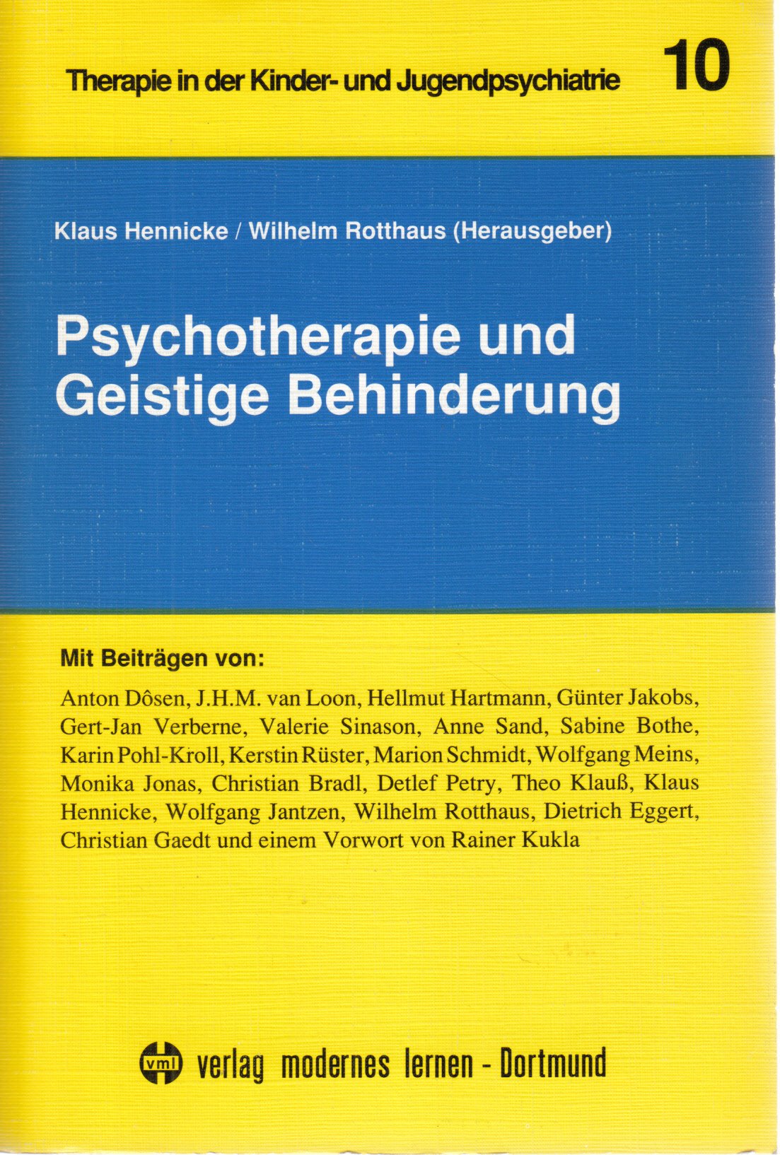 Psychotherapie und Geistige Behinderung Psychology