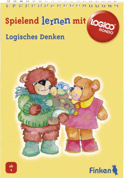 Logisches Denken: LOGICO RONDO Übungsbuch für Kinder ab 4 Jahren (LOGICO RONDO / Lernspiel mit Selbstkontrolle für Kindergartenkinder und 1. Klasse) Leisure & Fun