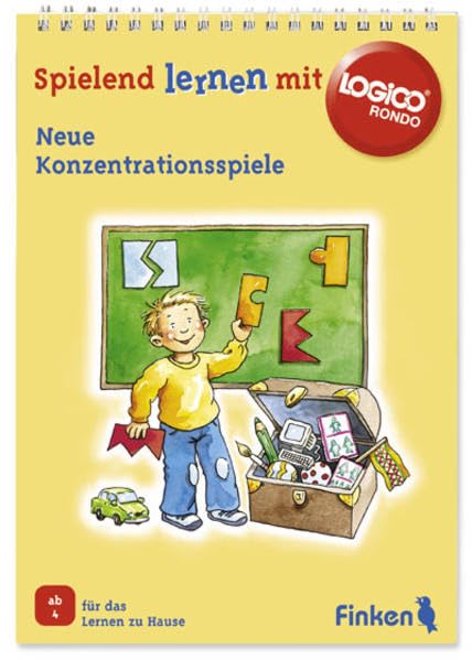 Neue Konzentrationsspiele: LOGICO RONDO Übungsbuch für Kinder ab 4 Jahren (LOGICO RONDO / Lernspiel mit Selbstkontrolle für Kindergartenkinder und 1. Klasse) Leisure & Fun