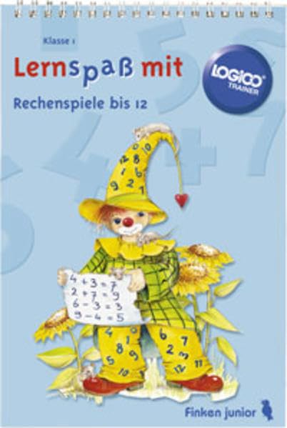Rechenspiele bis 12: LOGICO TRAINER Übungsbuch für die 1. Klasse (LOGICO TRAINER / Lernspiel mit Selbstkontrolle für Grundschulkinder und Vorschule) Leisure & Fun
