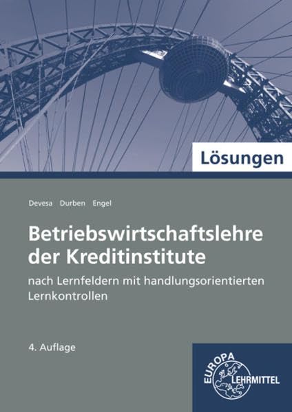 Lösungen zu 72269 - Betriebswirtschaftslehre der Kreditinstitute Business, Finance & Career