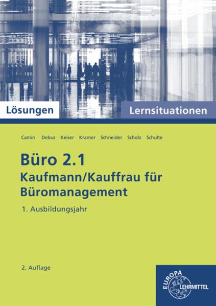 Lösungen zu 75772: Lernsituationen mit eingedruckten Lösungen Business, Finance & Career