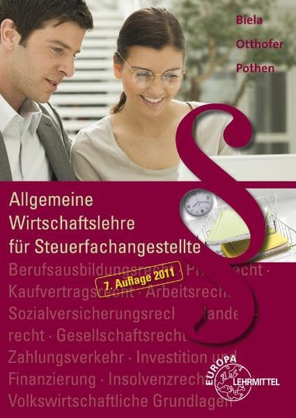 Allgemeine Wirtschaftslehre für Steuerfachangestellte Business, Finance & Career