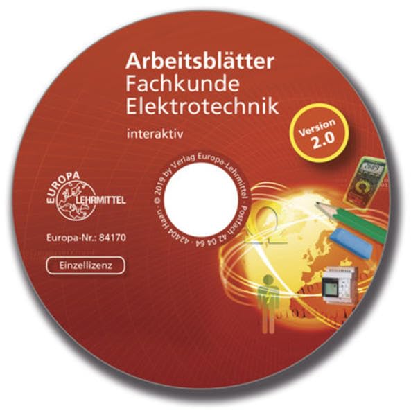 Arbeitsblätter Fachkunde Elektrotechnik - interaktiv: CD, Einzellizenz 2.0 Study Guides